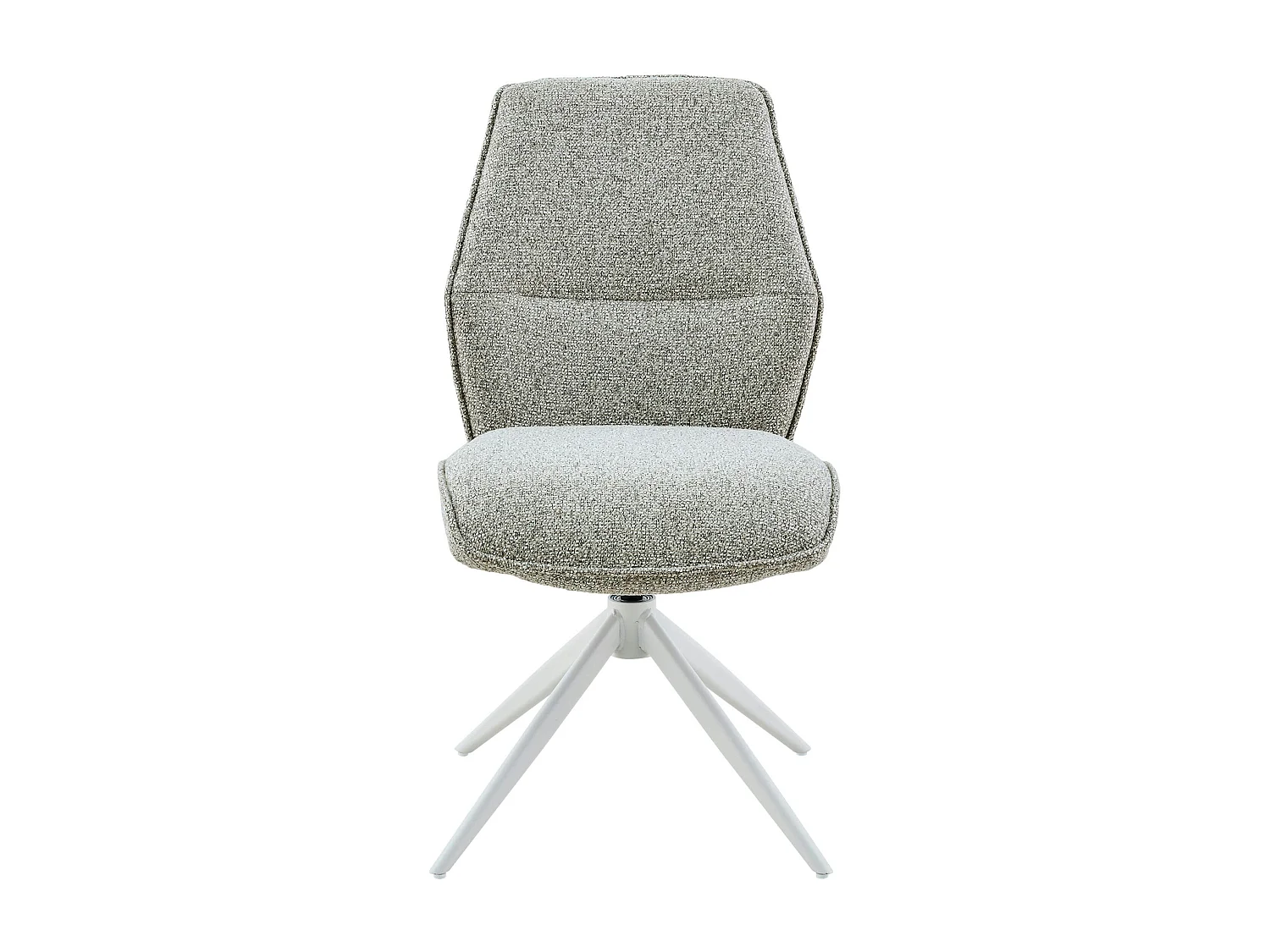 Chaise beige chiné pivotante (lot de 2) CORTINA