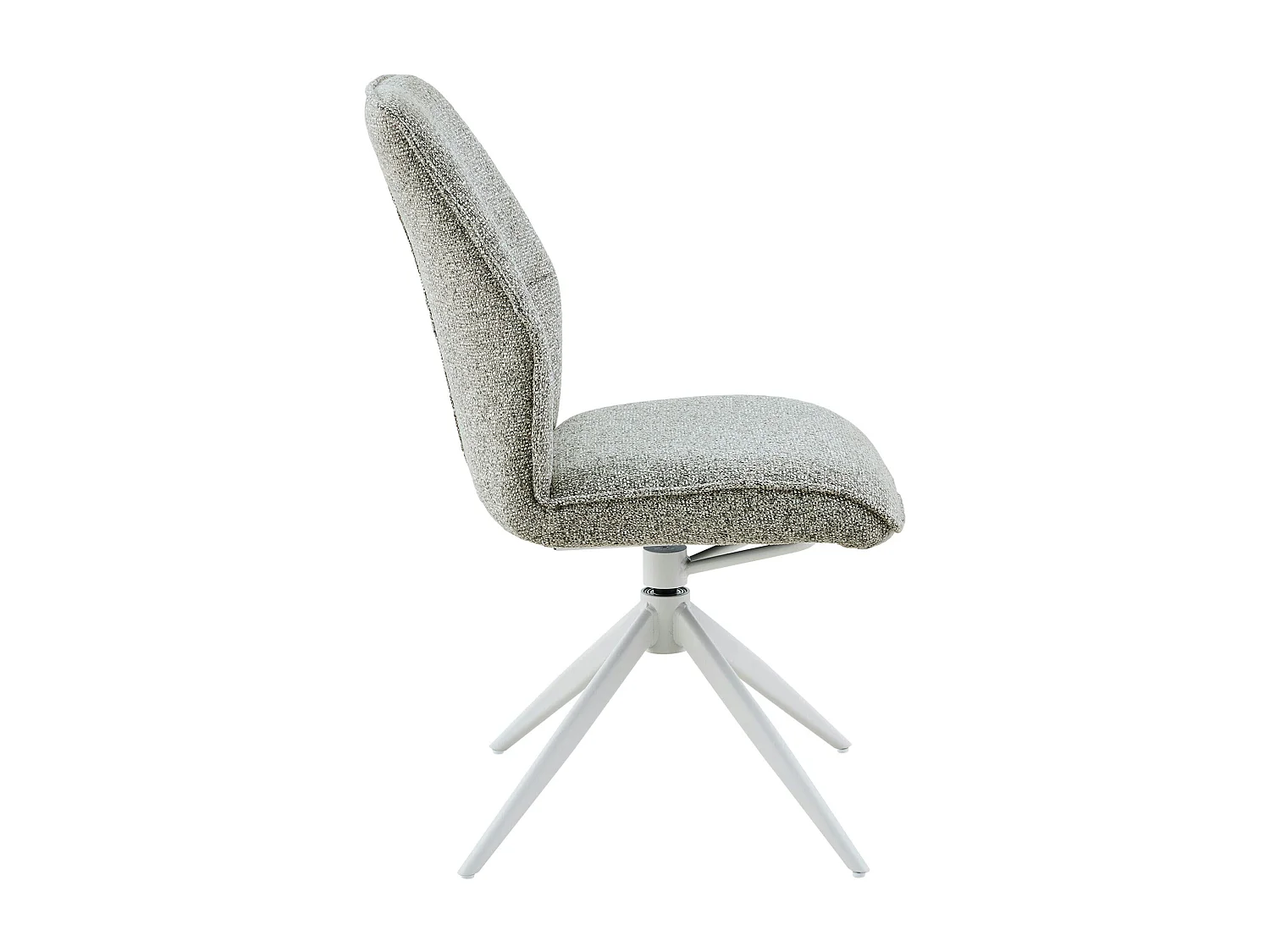 Chaise beige chiné pivotante (lot de 2) CORTINA