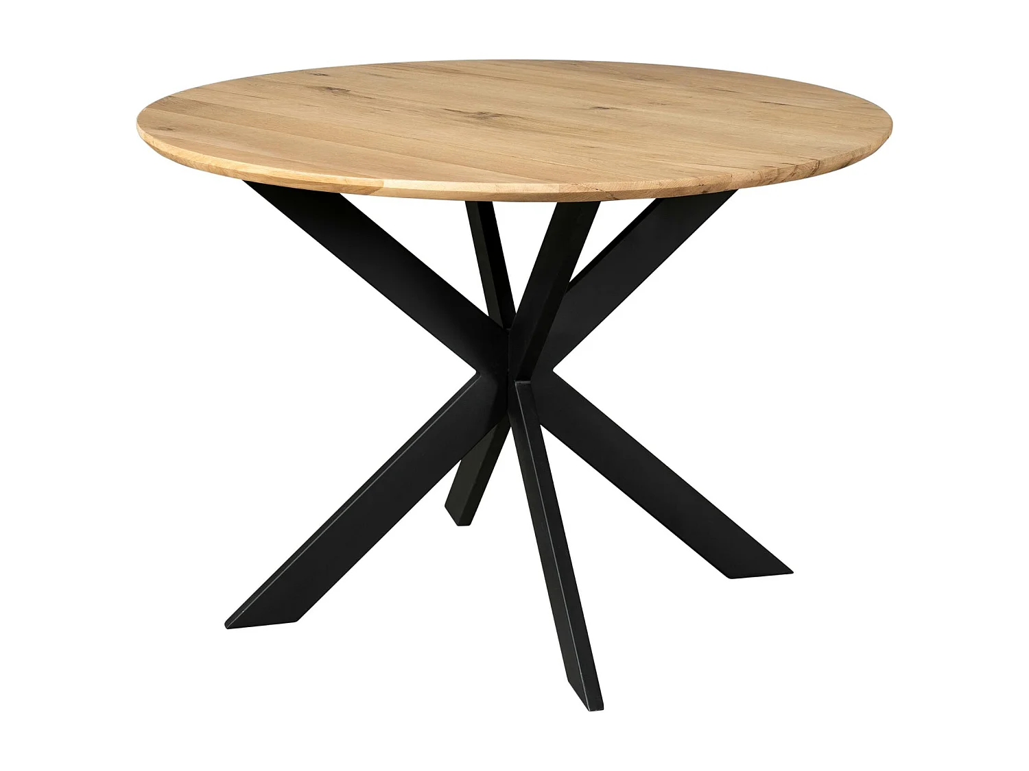 Table à manger ronde bois de chêne Ø150 cm LEXTON