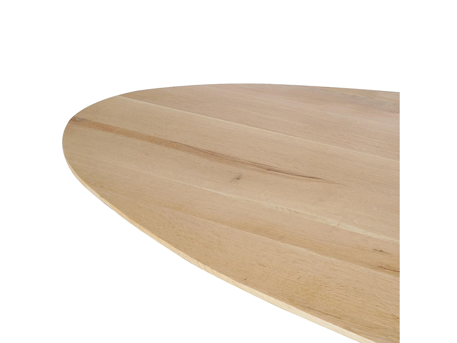 Table à manger ovale bois de chêne 180 cm LEXTON