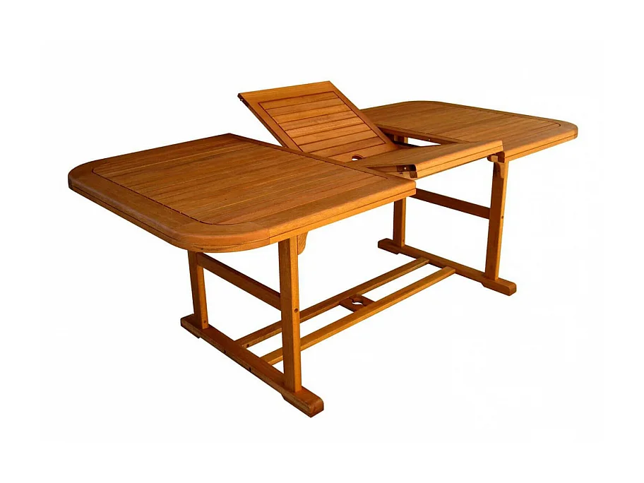 Table de jardin rectangulaire extensible 120/200x90 Double