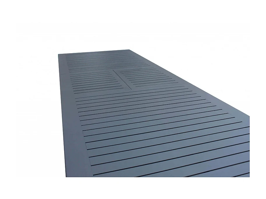 MilaniHome.it - Set Tavolo Quadrato Fisso 70x70 Con 2 Poltrone In Ferro Nero Per Esterno Giardinodi coloreAntracite