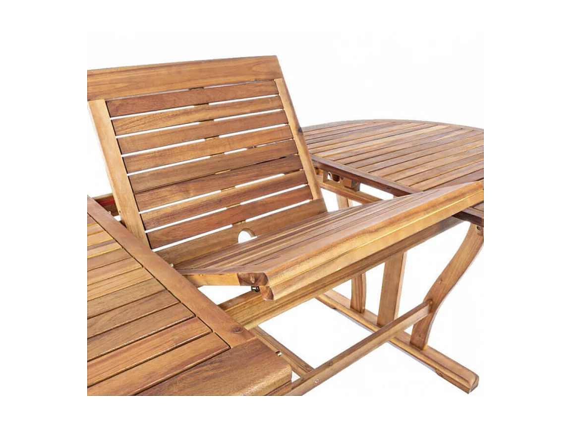 TAVOLO OVALE 180/240 X 100 DOUBLE