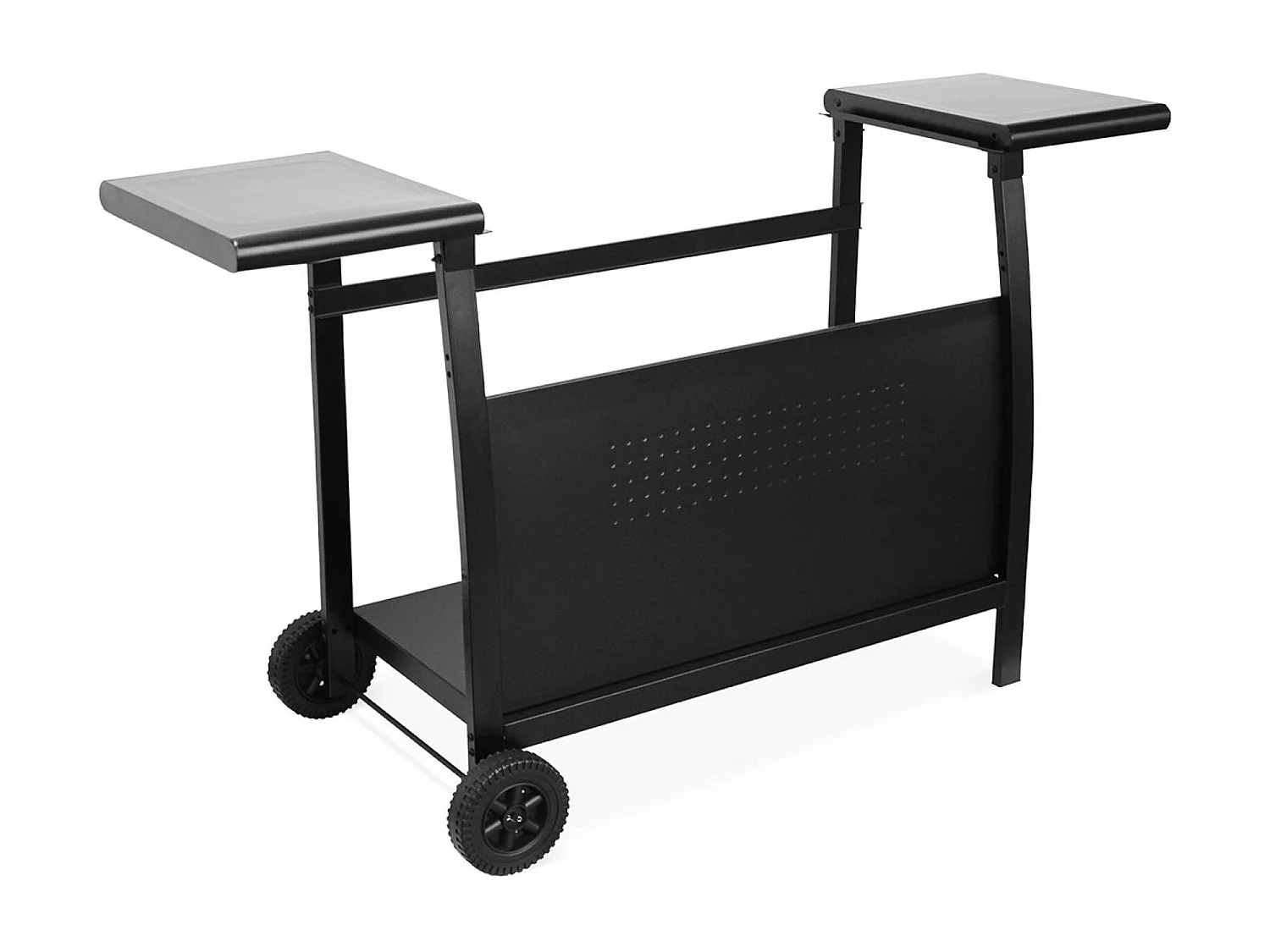 Plancha de gas 4 quemadores de acero inoxidable con carrito y