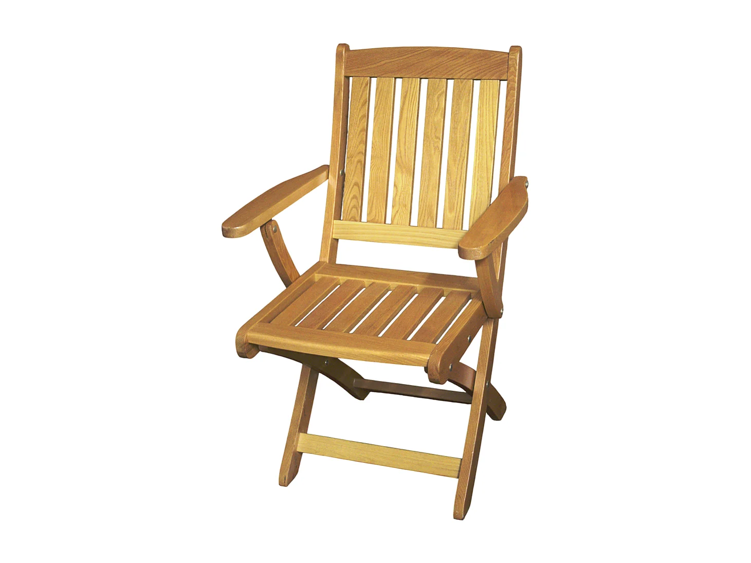 Sedia da esterno in legno massello castagno