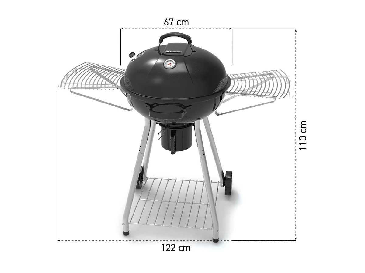 Barbecue au charbon - 2 modes de cuisson