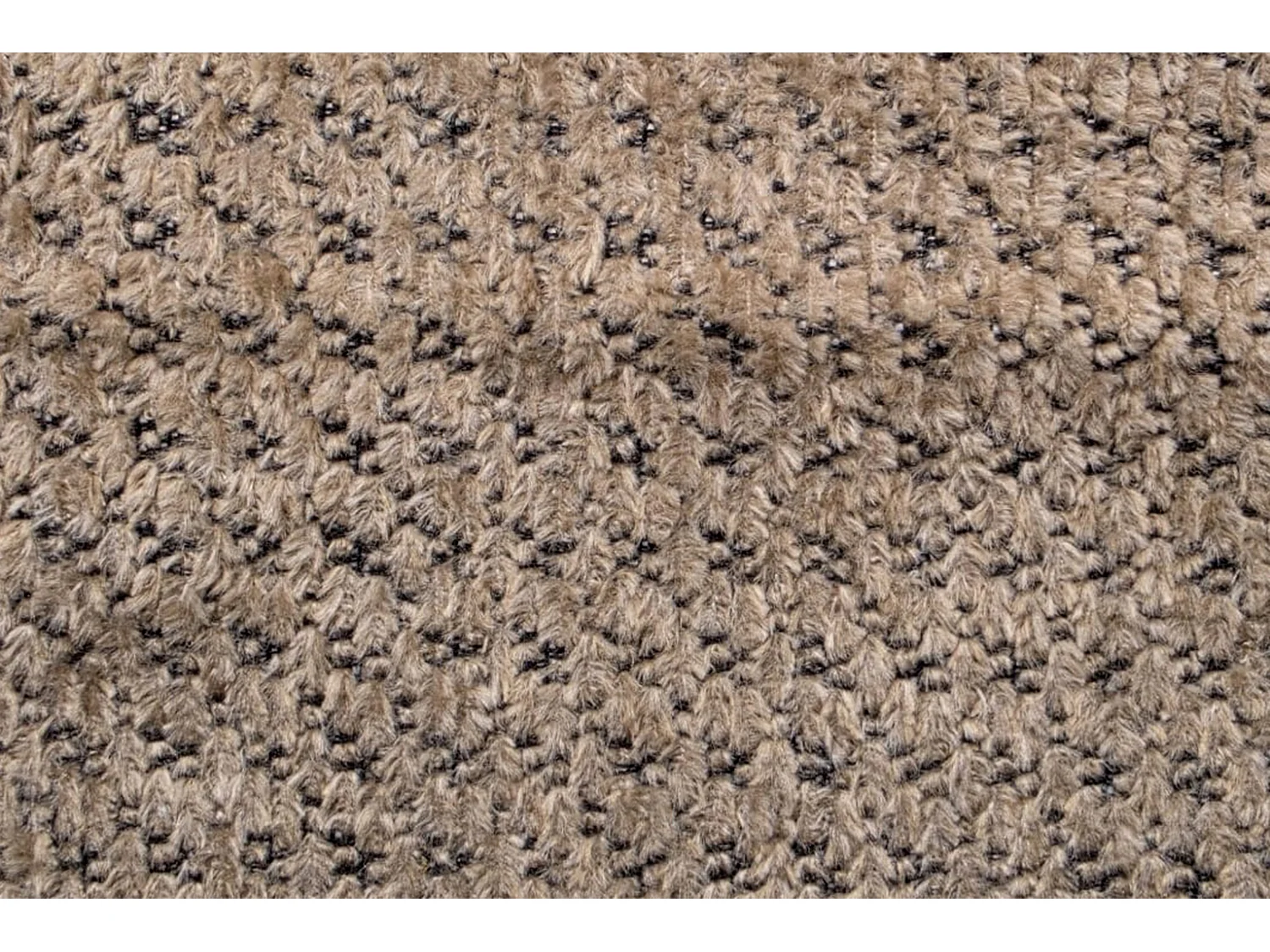 Divano angolare con funzione letto e contenitore Ariel L, Ciniglia, Tessuto Artico, Beige, lato destro