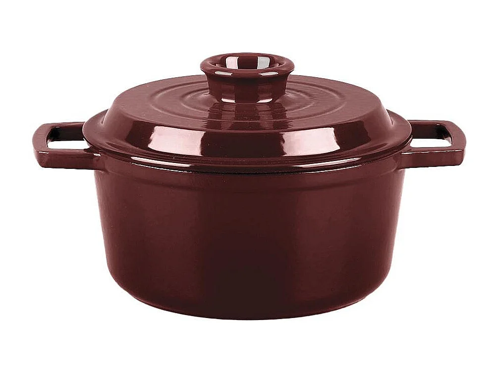 Cocotte en fonte ronde 20cm - "Masseiron Merlot"