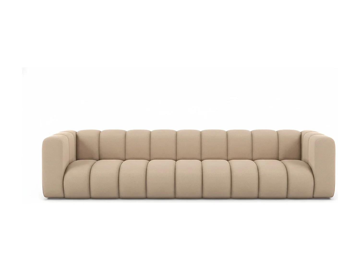 Bank, Vijfzitsbank Grand, Veloursstof Salvador, Beige