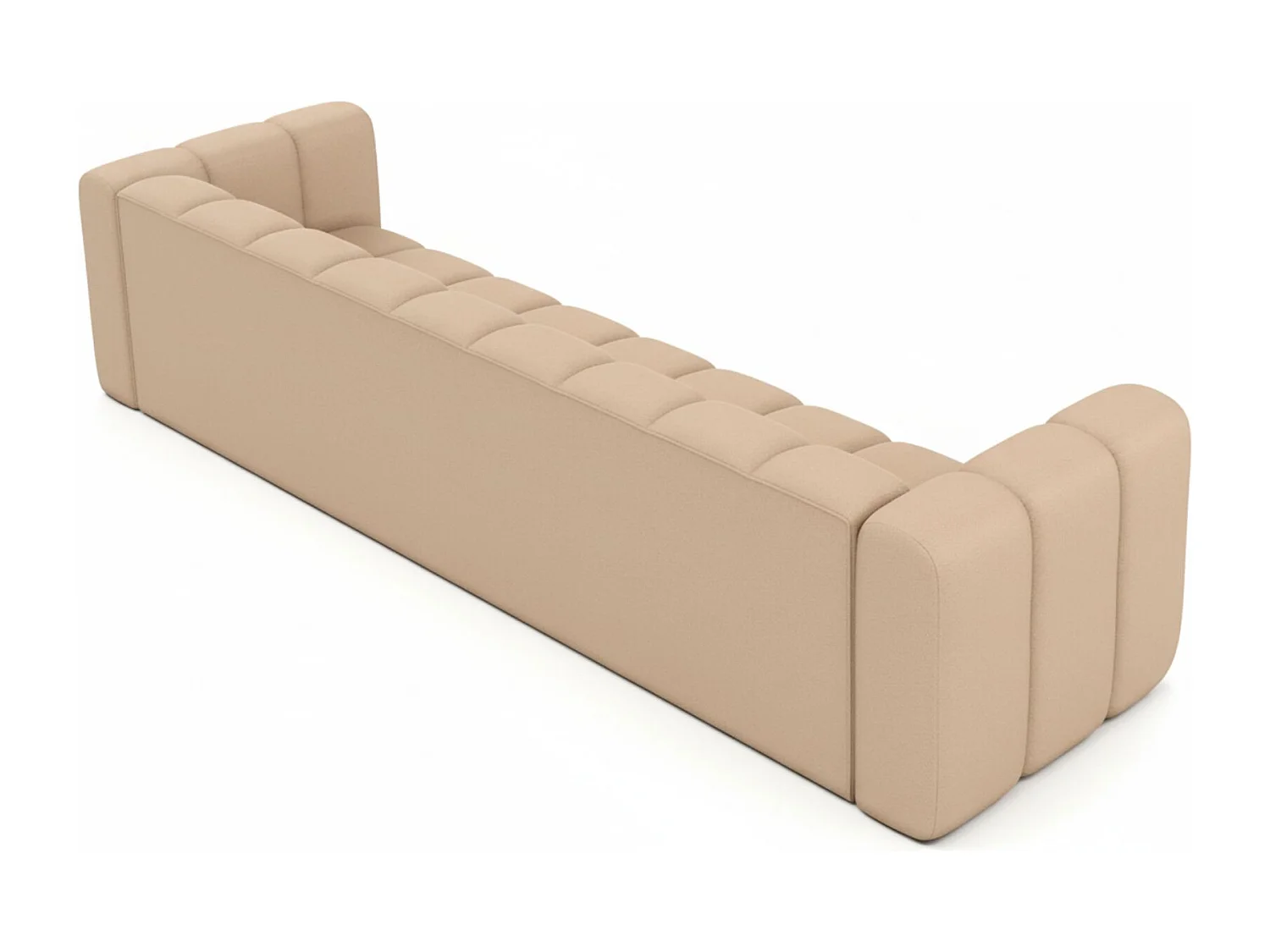 Bank, Vijfzitsbank Grand, Veloursstof Salvador, Beige