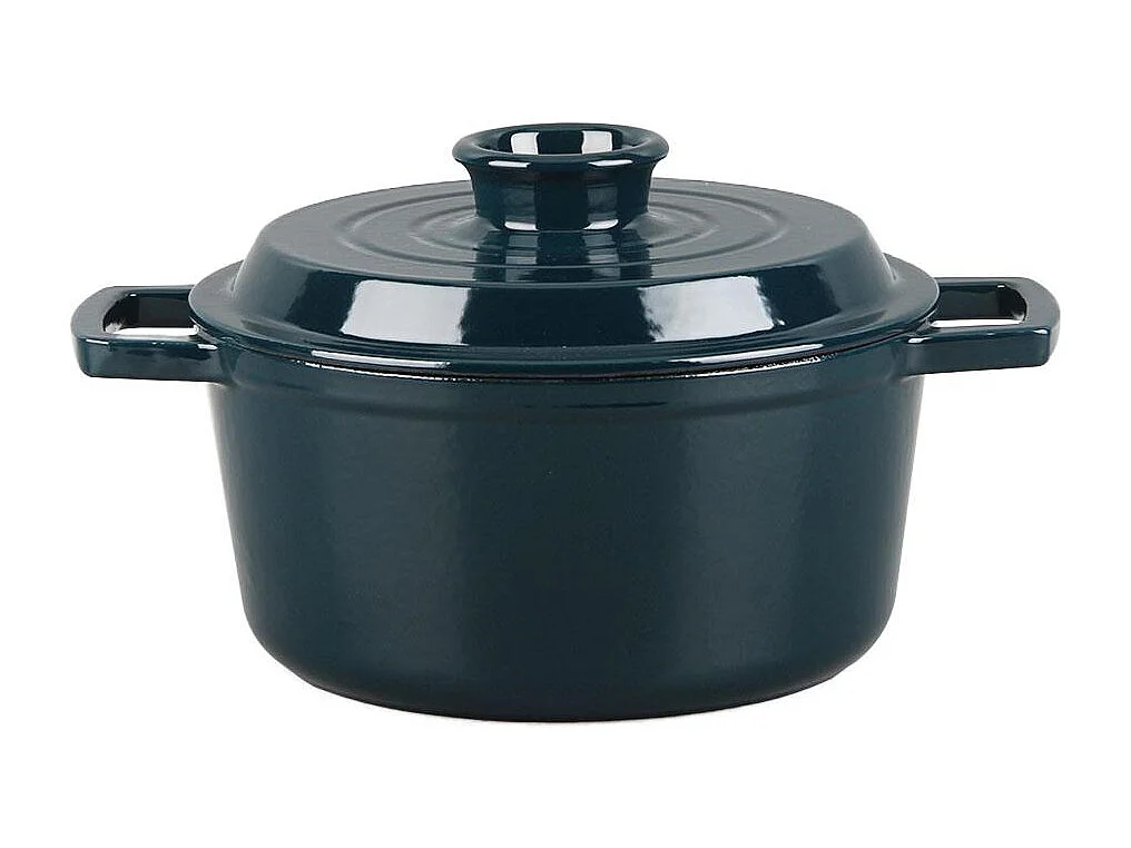 Cocotte en fonte ronde 20cm - "Masseiron Emeraude"