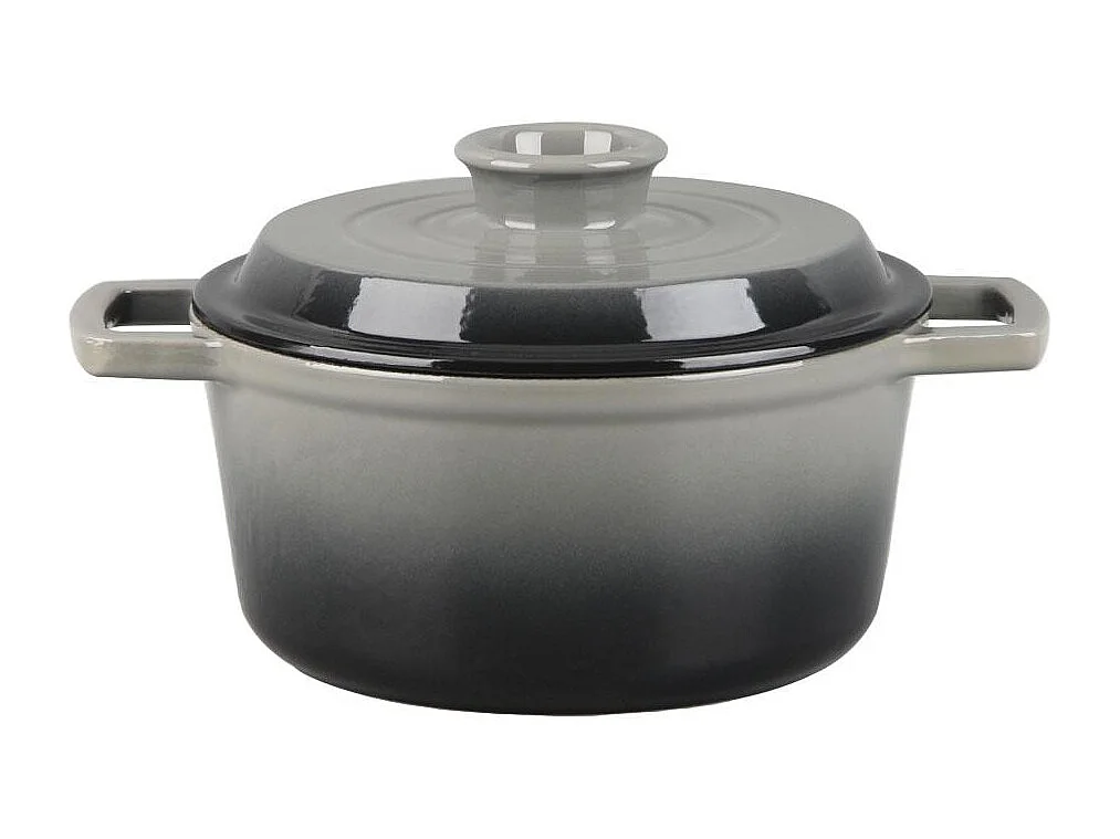 Cocotte en fonte ronde 20cm - "Masseiron Ardoise"