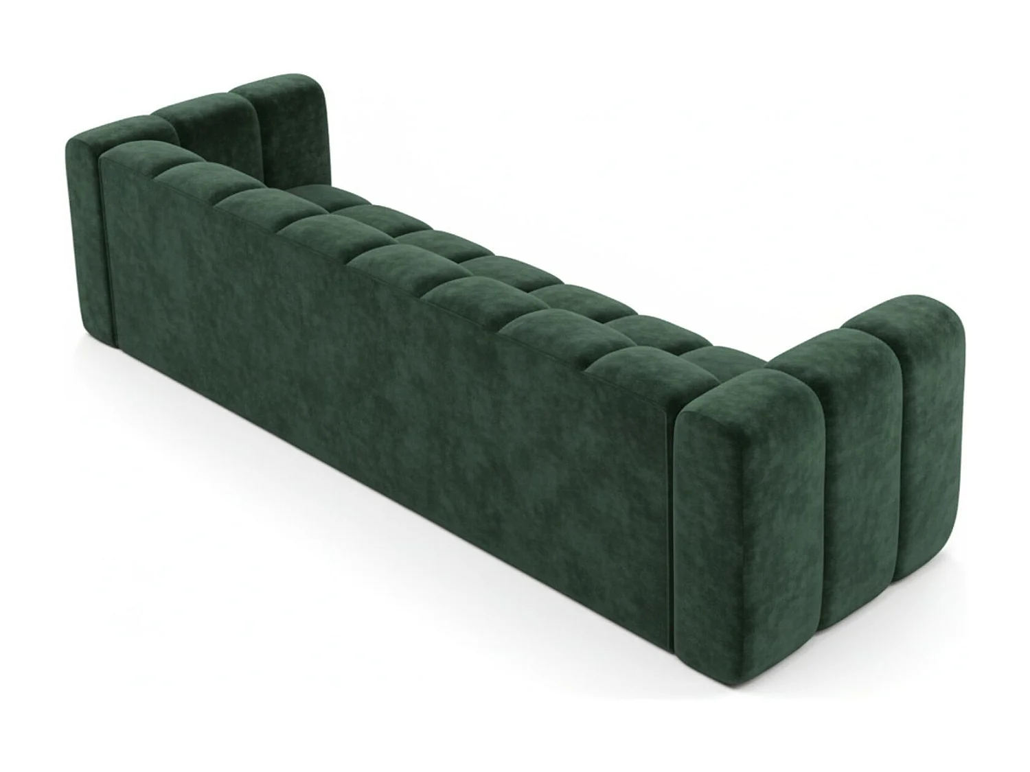 Bank, Vierzitsbank Grand, Veloursstof Salvador, Groen