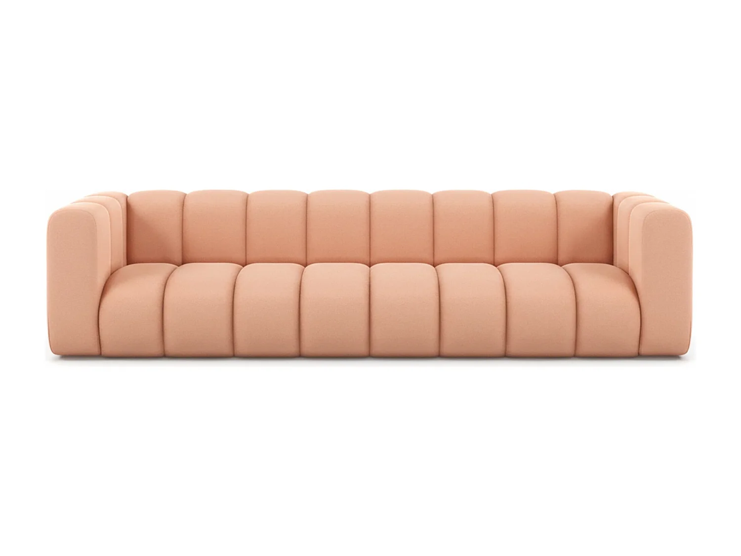 Bank, Vierzitsbank Grand, Veloursstof Salvador, Roze