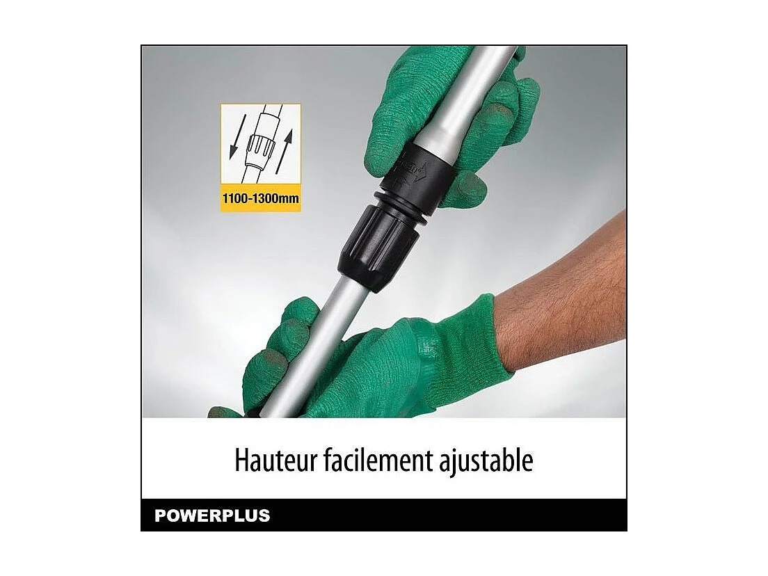 Coupe-bordure électrique POWERPLUS POWXG30030 400 W - Largeur de coupe 270 mm - Jaune