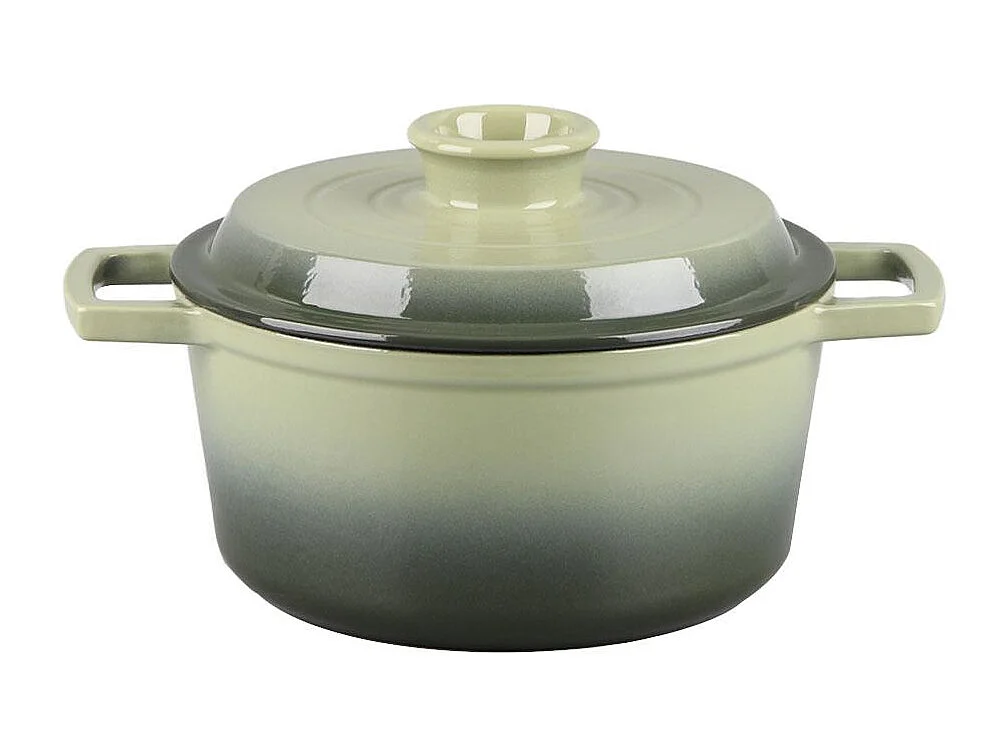 Cocotte en fonte ronde 20cm - "Masseiron Olivine"