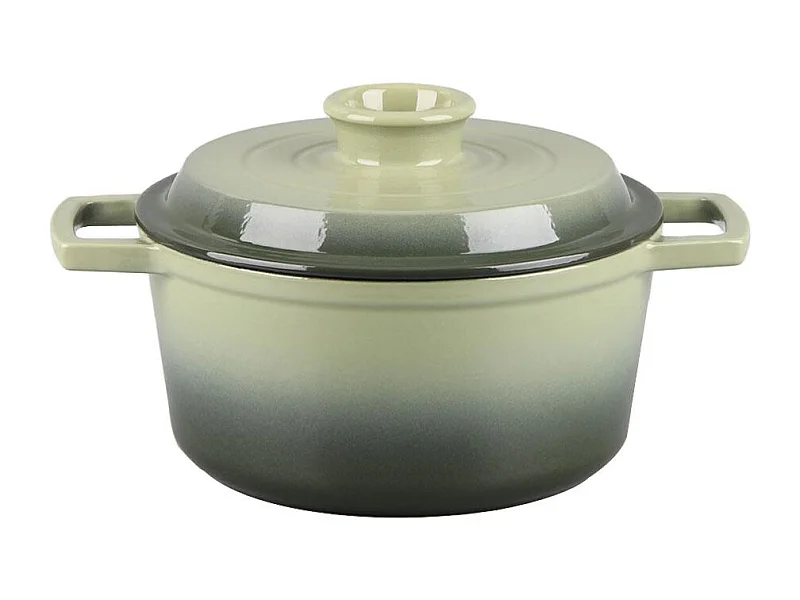 Cocotte en fonte ronde 20cm - "Masseiron Olivine"
