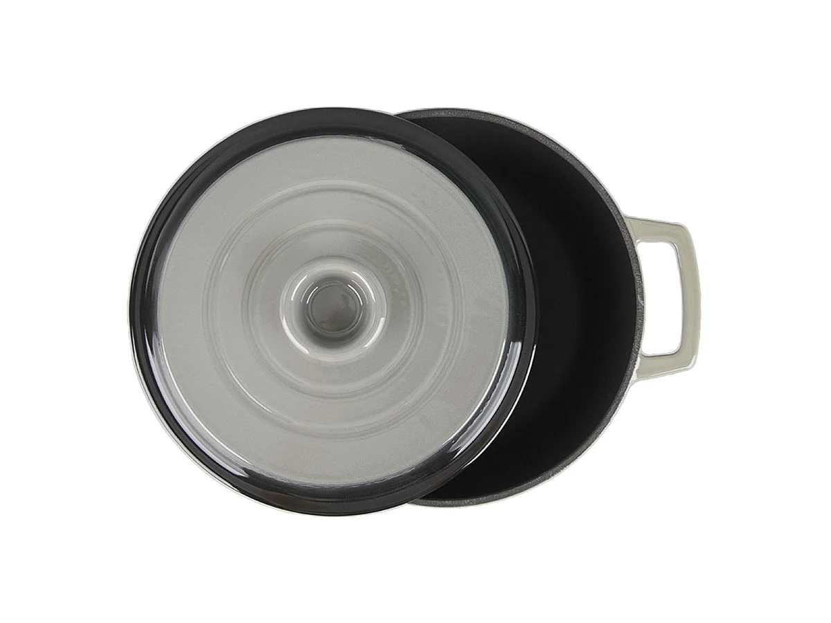 Cocotte en fonte ronde 25cm - "Masseiron Ardoise"