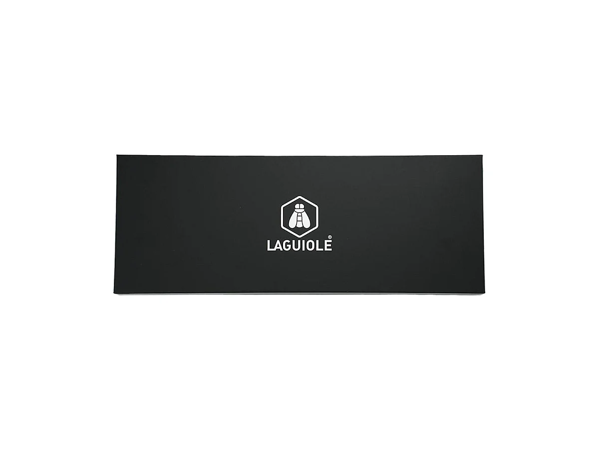 Couteau santoku noir 32cm avec étui - "Sen"