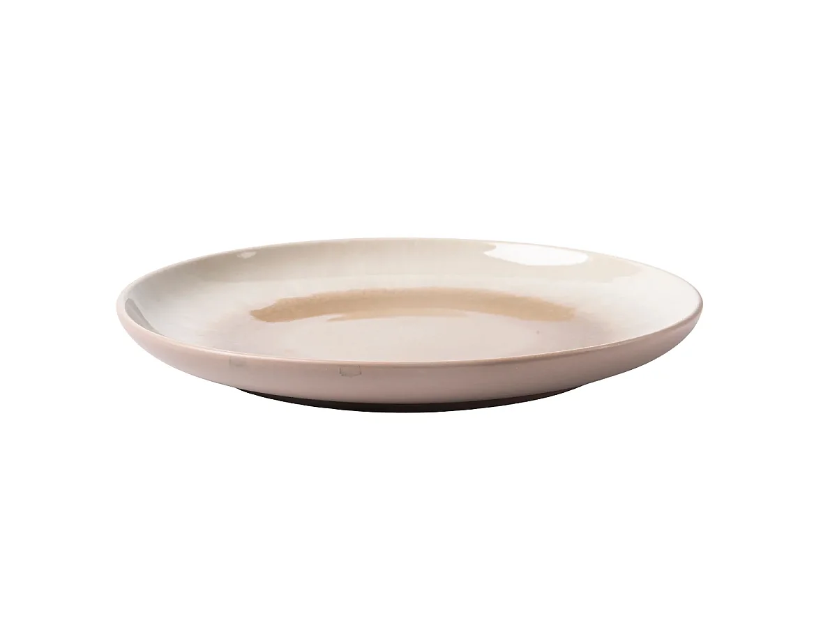 Service de table 18 pièces en grès - Taupe - Iris