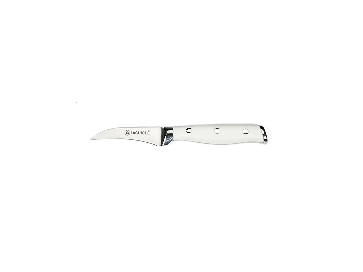 Couteau bec d'oiseau blanc 18cm - "Elégance"