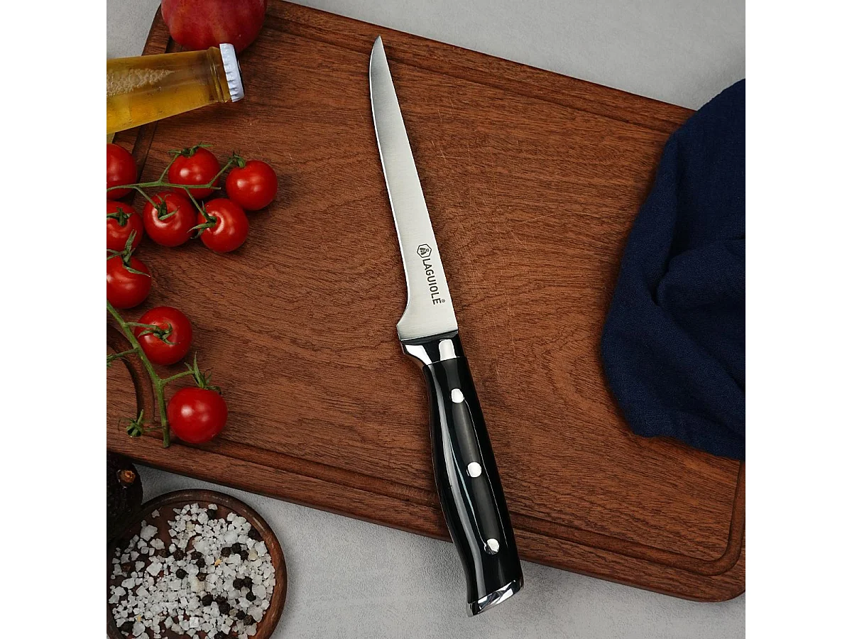 Couteau à désosser noir 29cm - "Essentials"