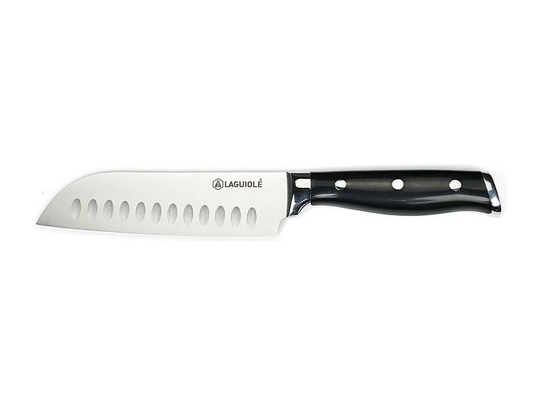 Couteau santoku noir 29cm - "Essentials"