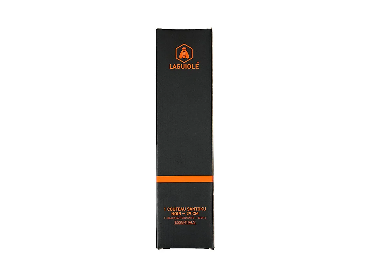 Couteau santoku noir 29cm - "Essentials"