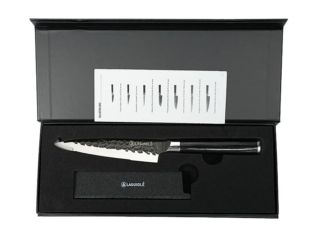 Couteau d'office noir 24cm avec étui - "Sen"