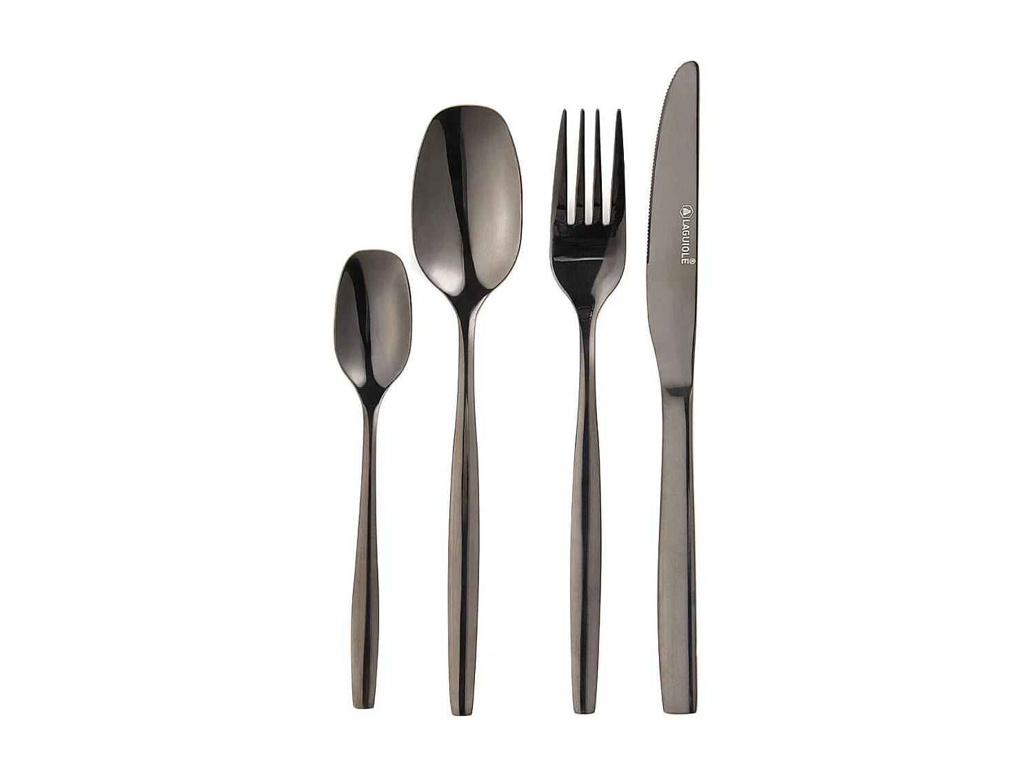 Ménagère 24 pièces - "Elora noir"