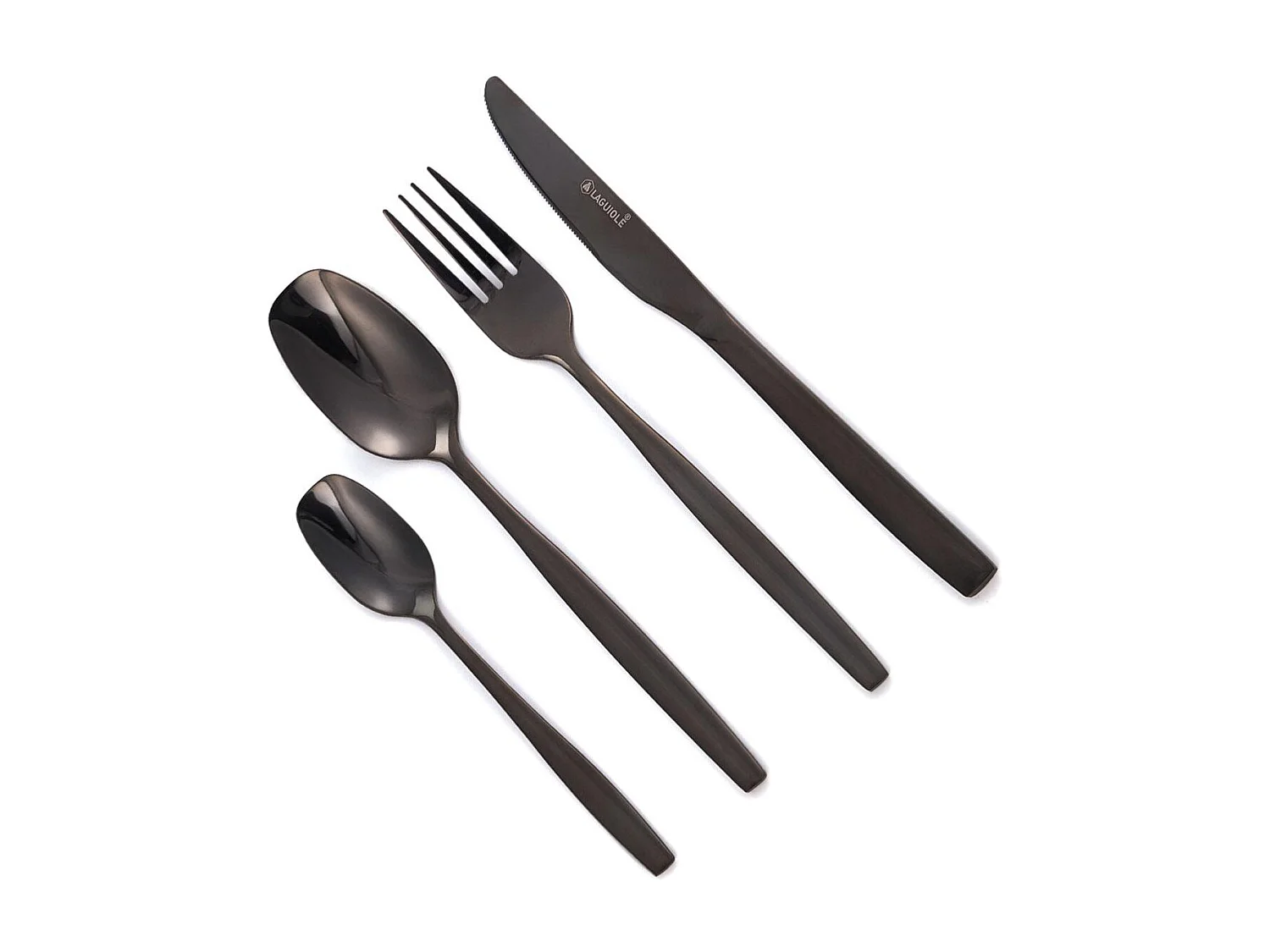 Ménagère 24 pièces - "Elora noir"