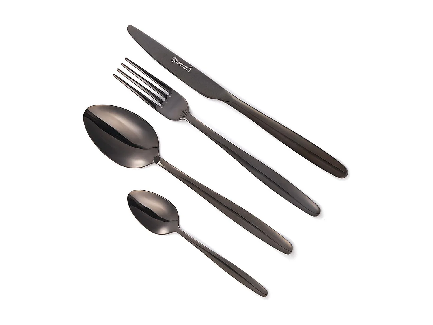 Ménagère 24 pièces - "Cléa noir"