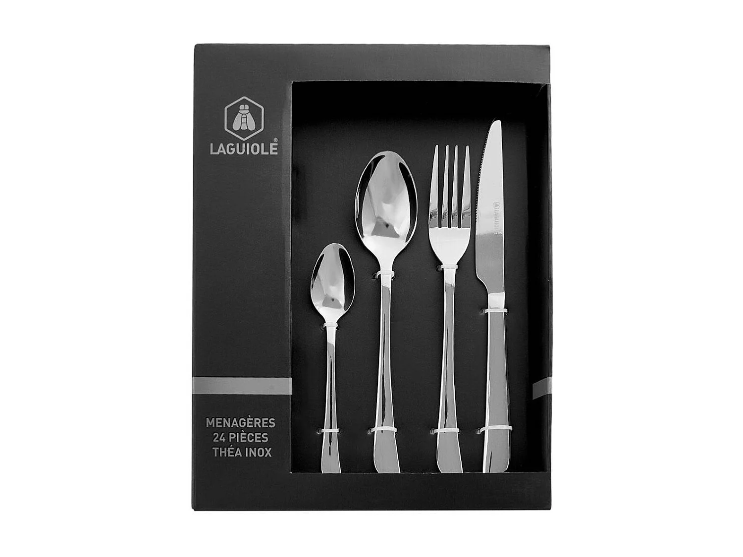 Ménagère 24 pièces - "Théa inox"