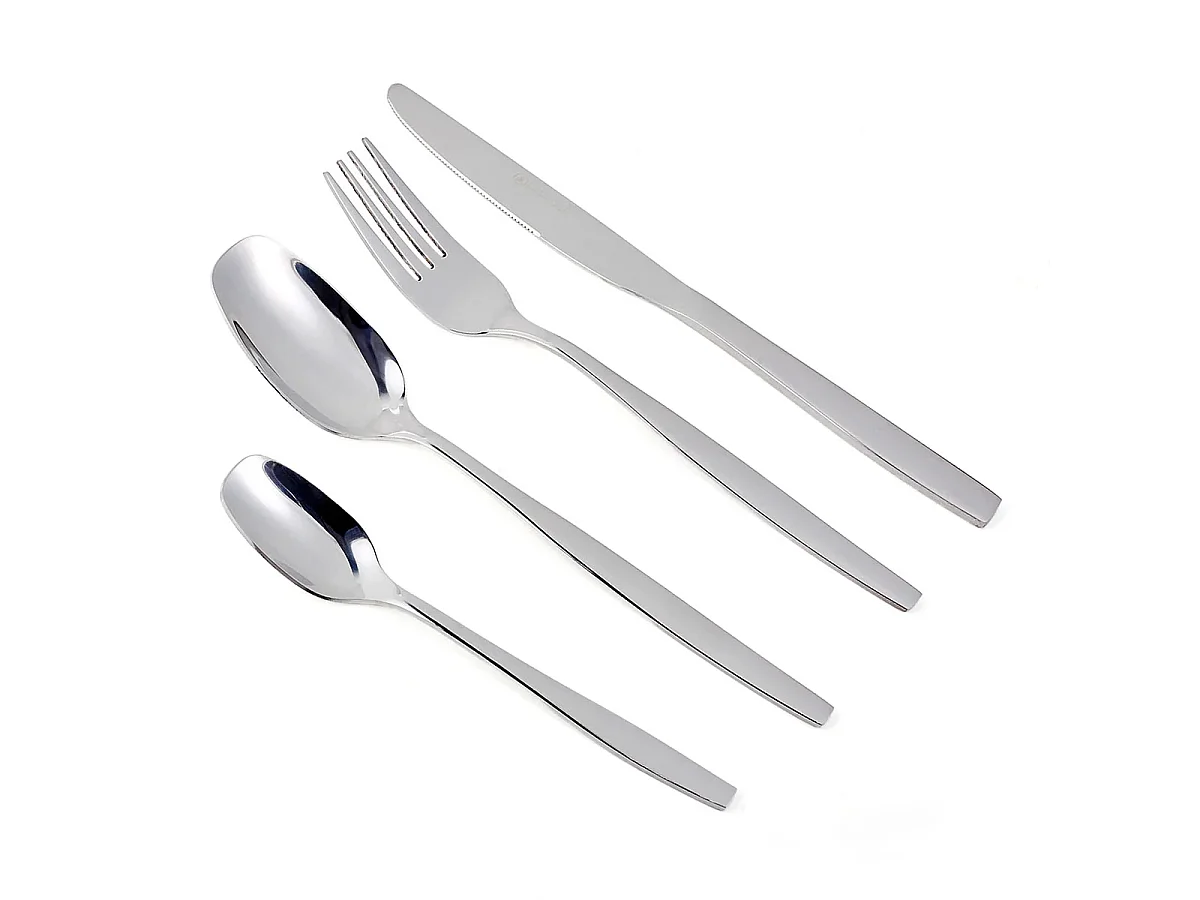 Ménagère 24 pièces en inox 18/0 - argenté - Elora