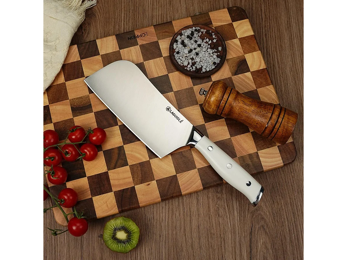 Couperet blanc 31cm - "Elégance"