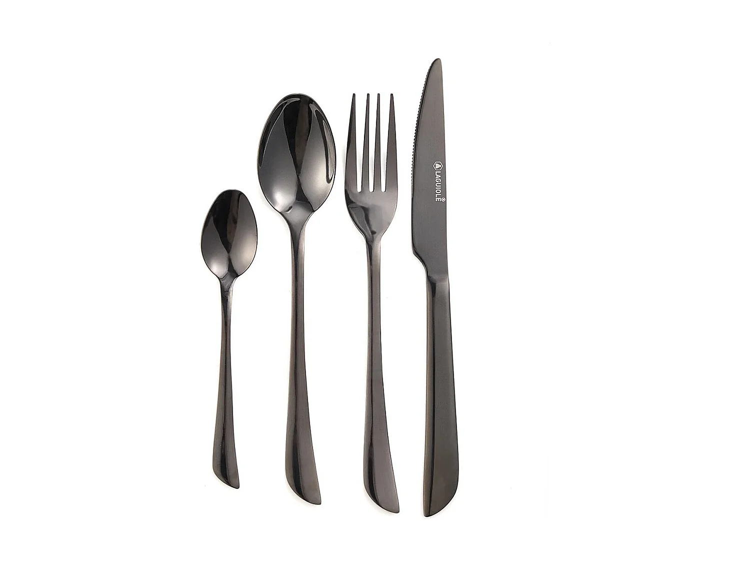 Ménagère 24 pièces - "Théa noir"