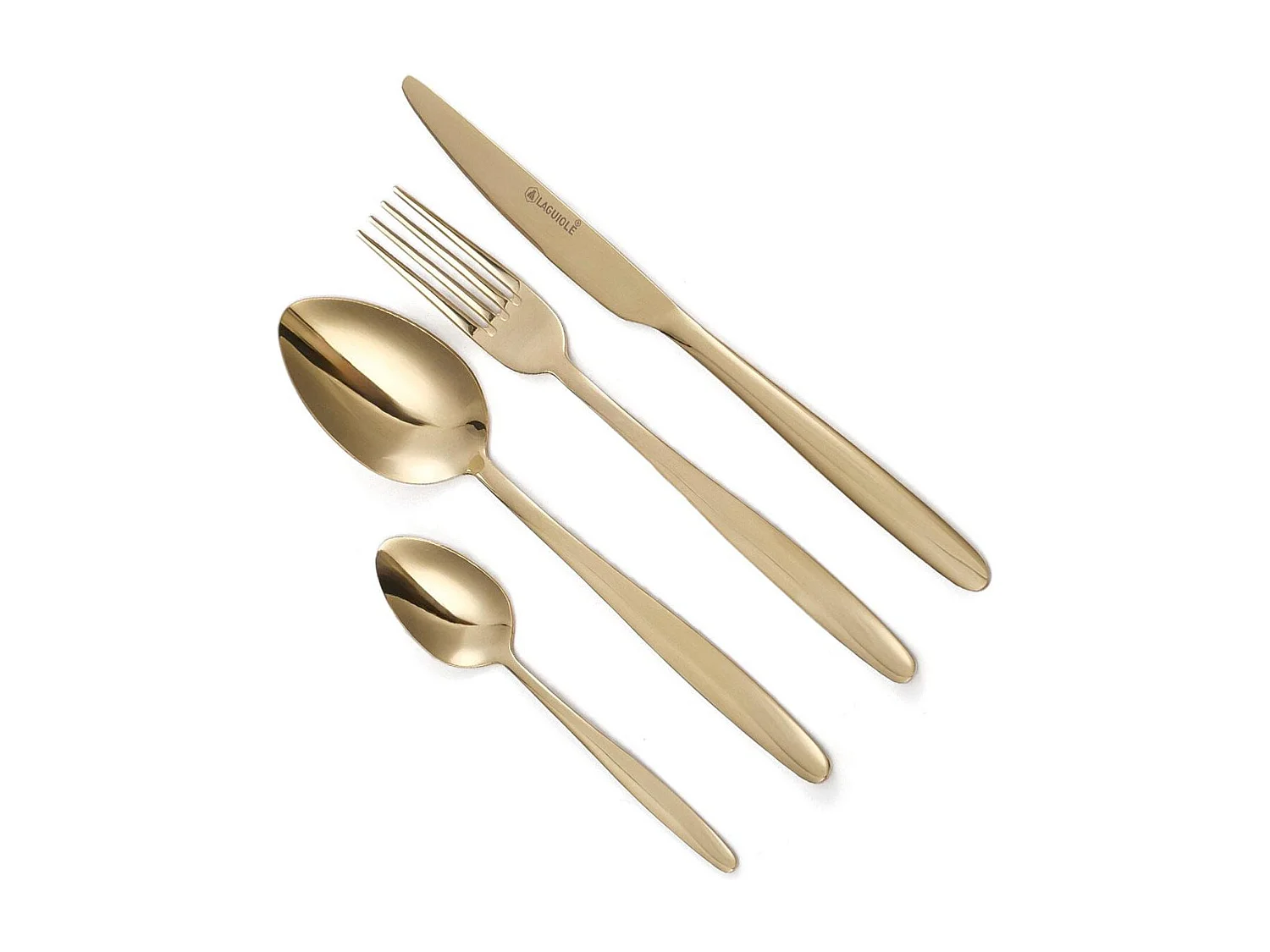 Ménagère 24 pièces - "Cléa champagne"