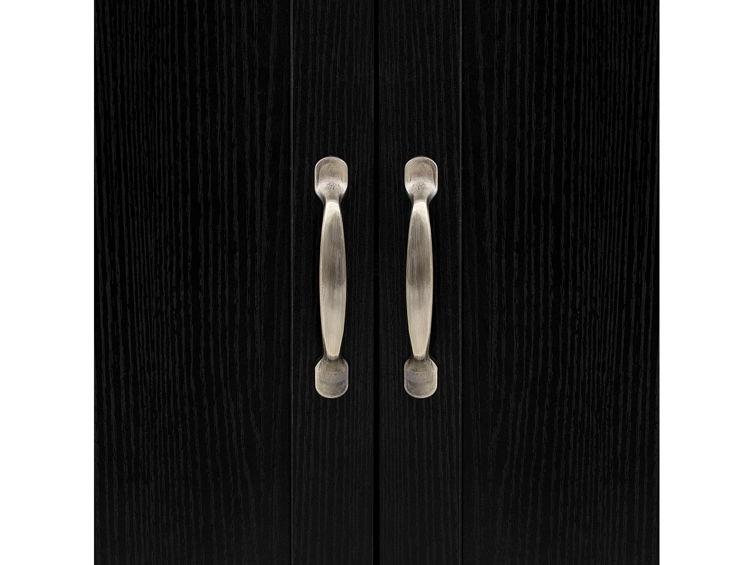 Ilot central de cuisine - table à manger extensible - avec éclairage LED - avec prise de courant - avec roulettes et espace de rangement - Noir + Blanc