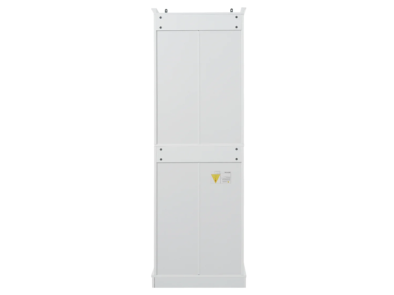 Colonne de salle de bain laquée - 60 x 40 x 180 cm - avec 1 tiroir + 4 portes - MDF - blanc
