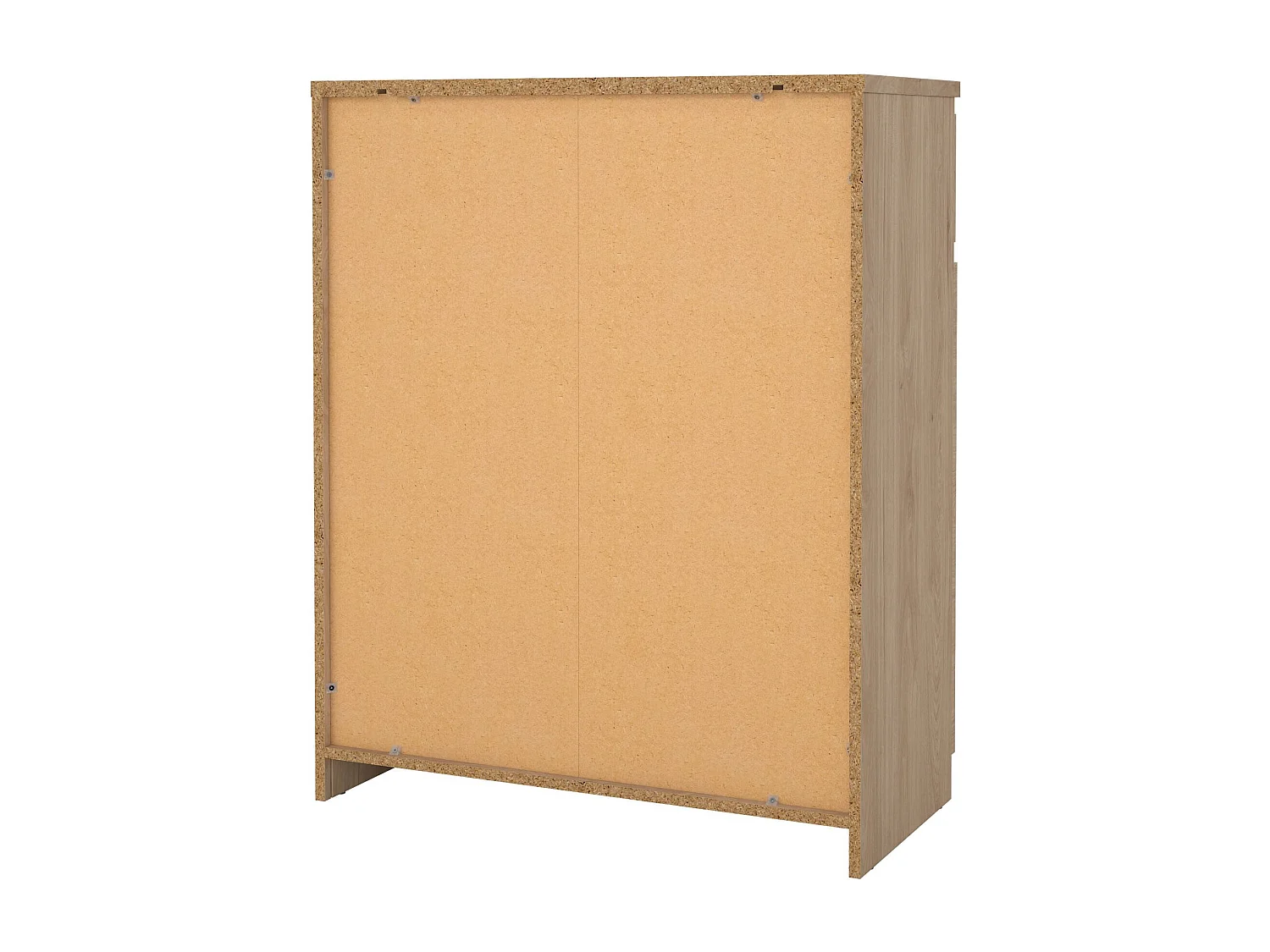 Credenza Genziana, 3 Ripiani, 40x80.4x100.4h cm Marrone Rovere, Madia