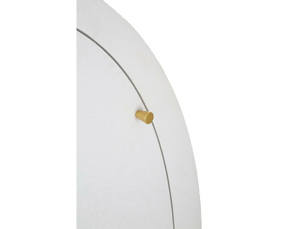 Buffet Tellier, Buffet du salon, Commode de salon, Garde-manger de cuisine, 60x32 h133 cm, Blanc et Or