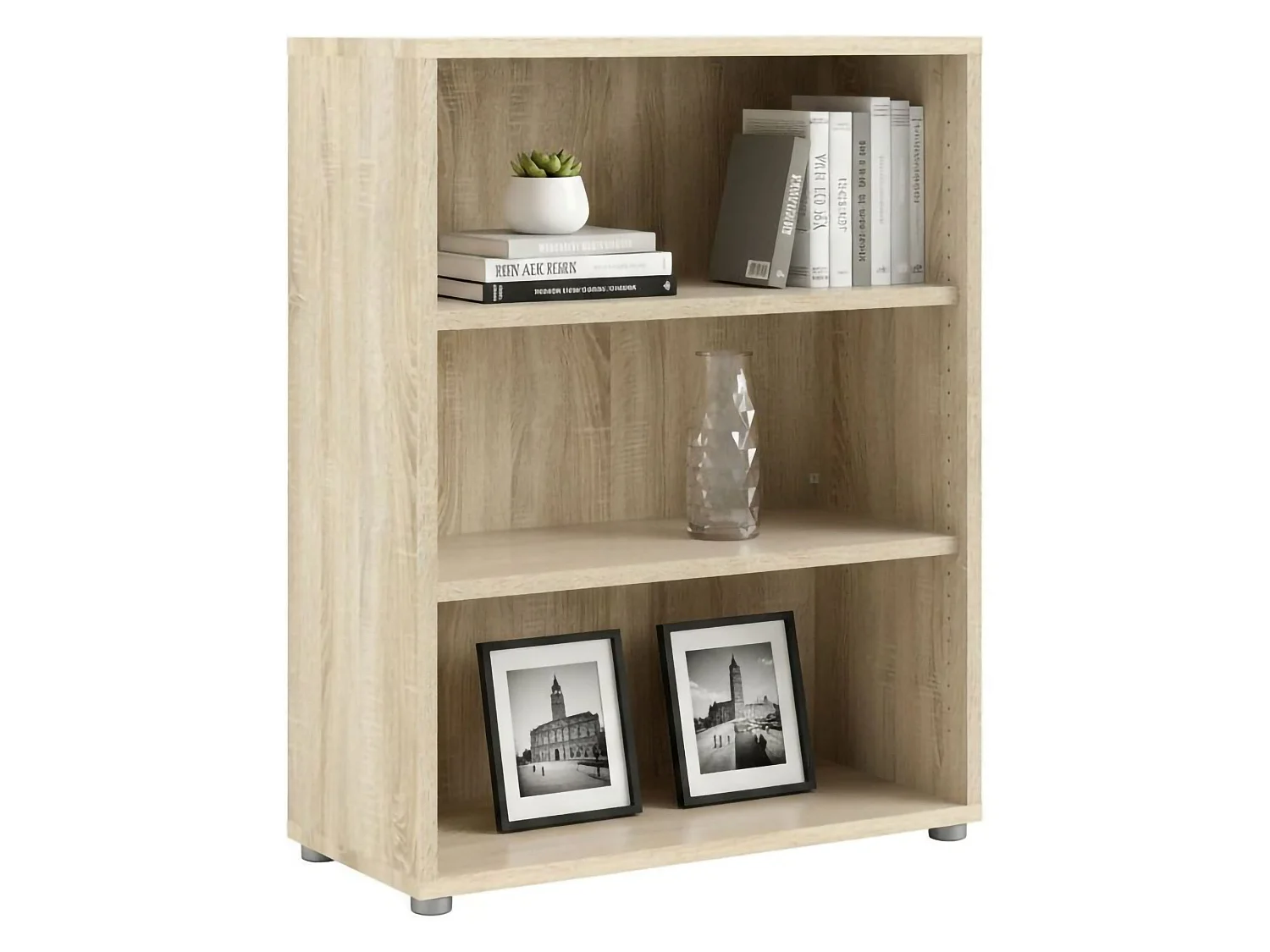 Dterlizz boekenkast, Kantoorplank, Boekenkast, Bibliotheek, 89x40 h113 cm, Eiken