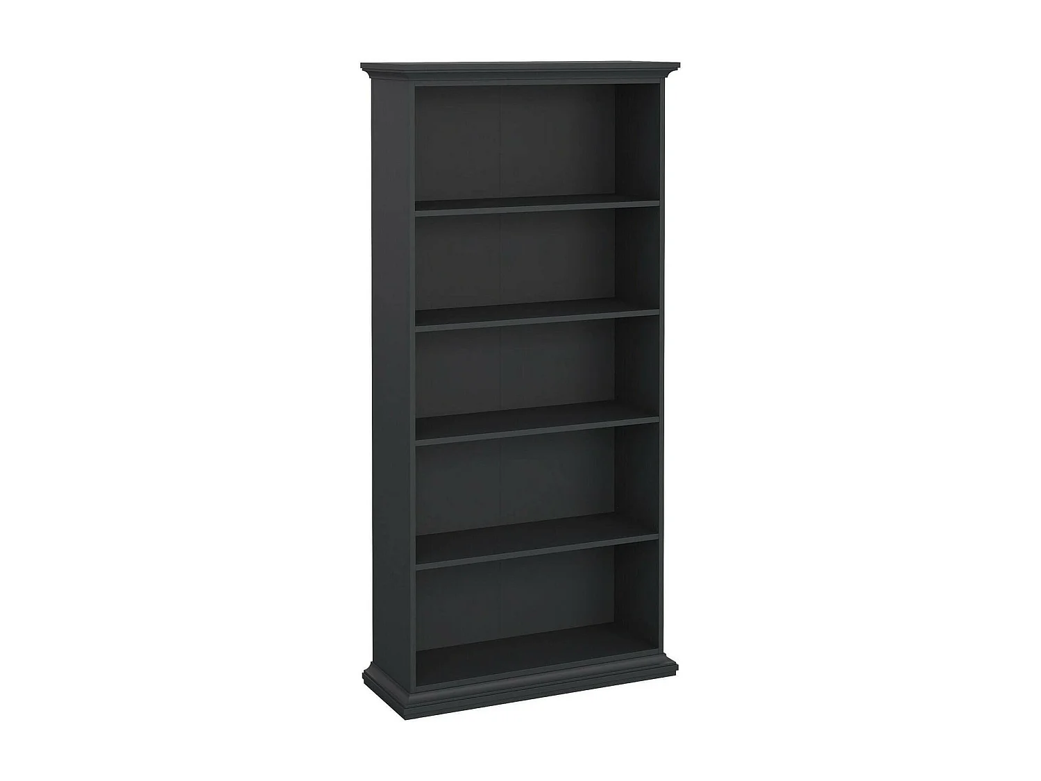 Bibliothèque Dtaran, Etagère de bureau, Porte-livre mobile, Librairie, 96x37 h201 cm, Gris