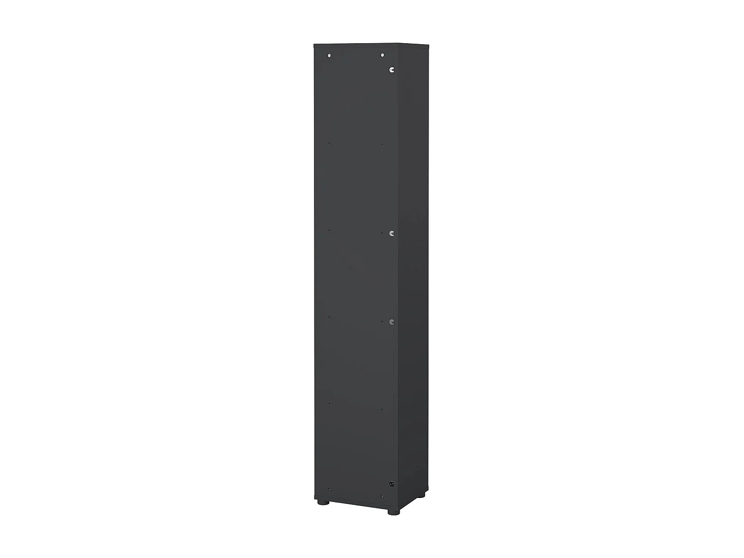 Dtalarin boekenkast, Kantoorplank, Boekenkast, Bibliotheek, 41x34 h205 cm, Eiken en Grijs