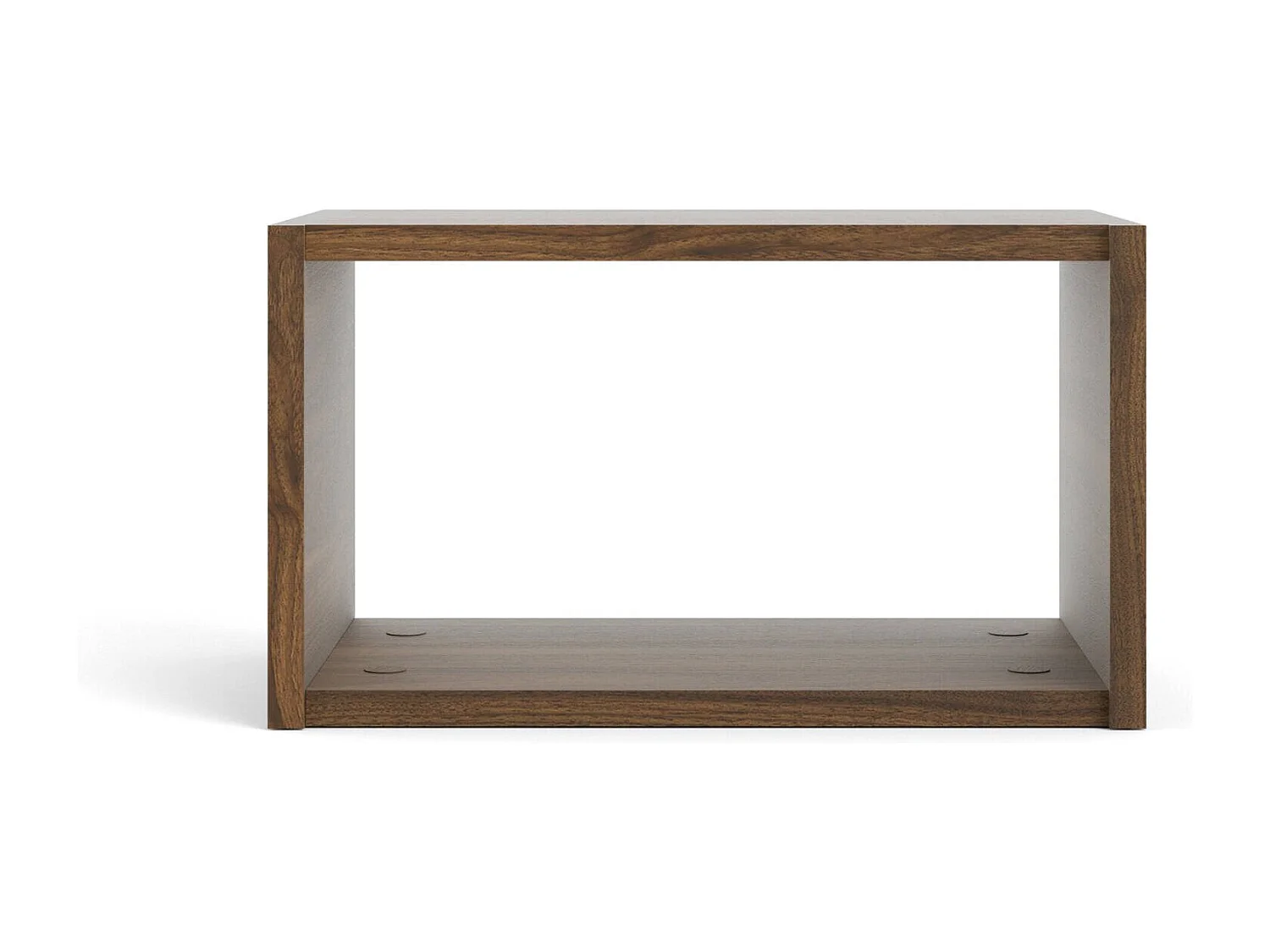 Étagère murale Dtess, Étagère, Tablette murale, Rayonnage polyvalent, 44x25 h26 cm, Noyer