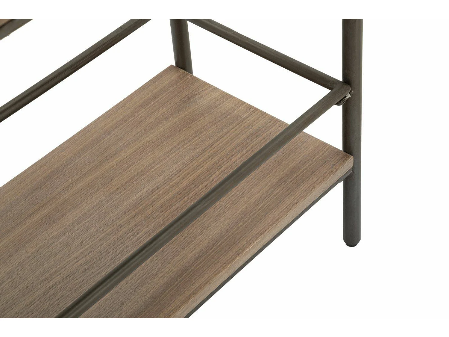 Mueble de televisión Quilt, Aparador de salón, Mueble bajo para TV, Base de pared equipada, 100x42 h110 cm, Gris y Marrón