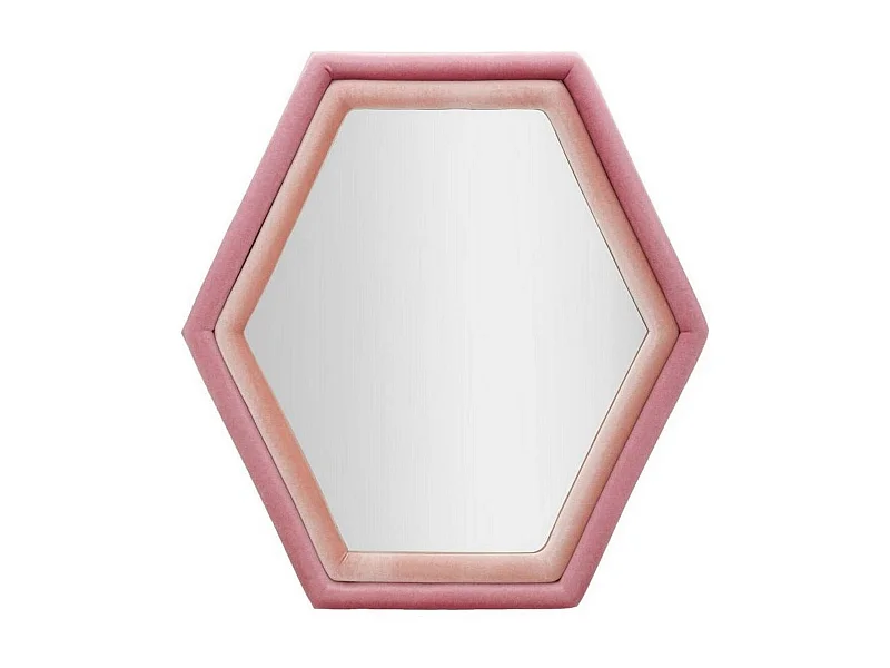 Espelho Balla, Espelho, Artigo de decoração de parede, Decoração com espelho, 75x4 h80 cm, Rosa