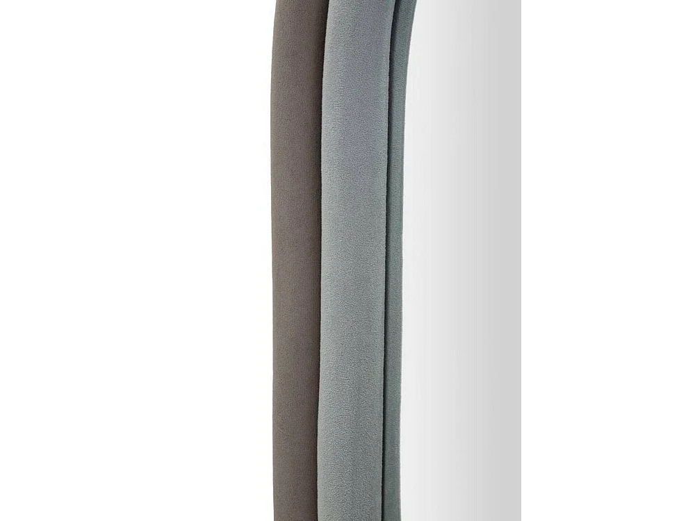 Miroir Marinetti, Verre miroité, Objet d'ameublement mural, Décoration avec miroir, 60x4 h90 cm, Tourterelle et Gris