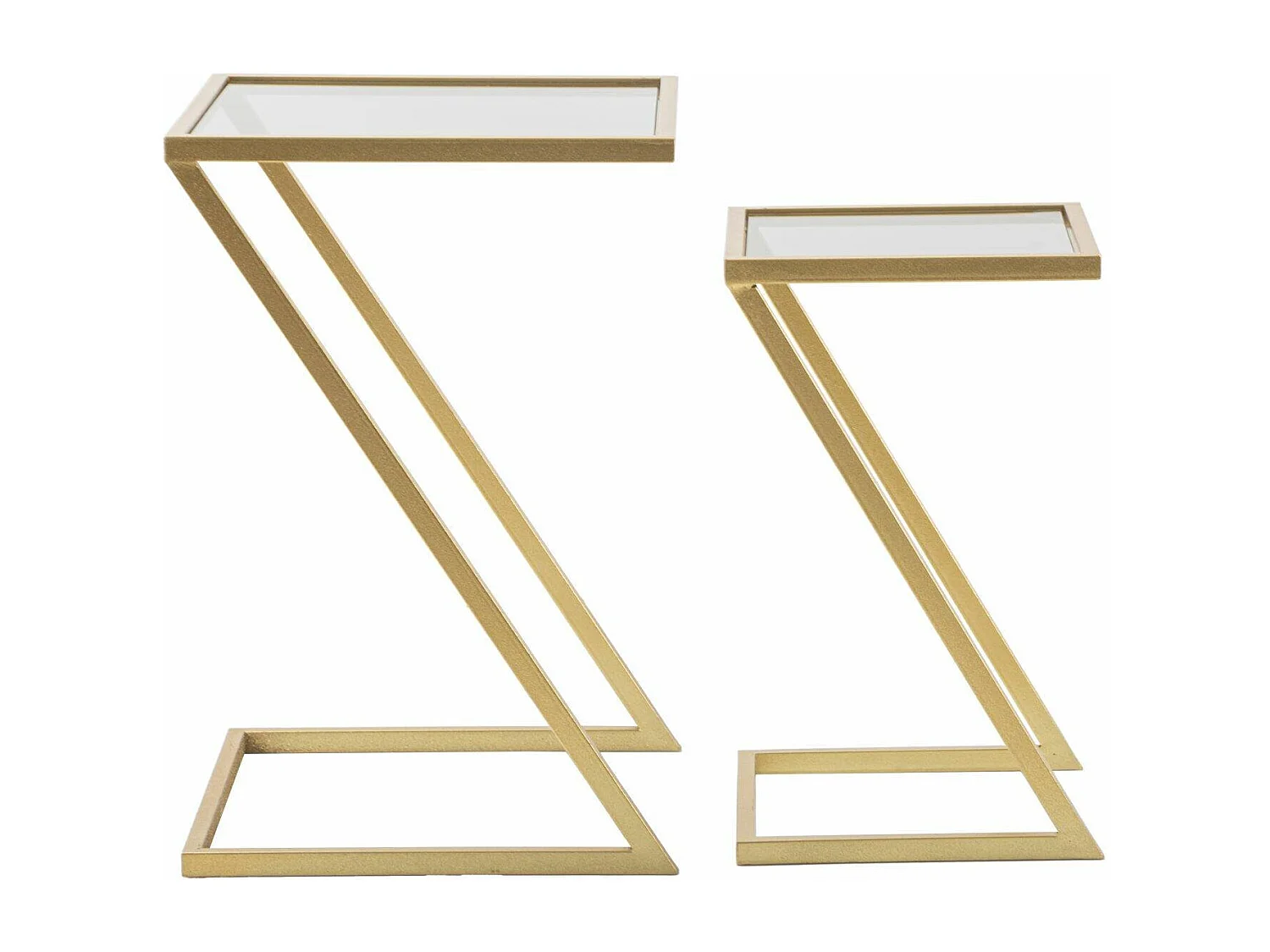 Ono salontafel, Lage salontafel, Tijdschriftenrek voor bank, Woonkamerplank, 40x40 h60 cm, Goud