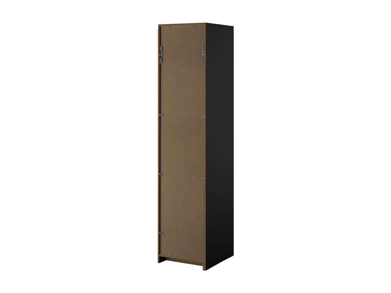 Armario 1 puerta\ Mexico, Muebles multifuncionales, Zapatero, Armario para zapatos, 60x50 h219 cm, Negro
